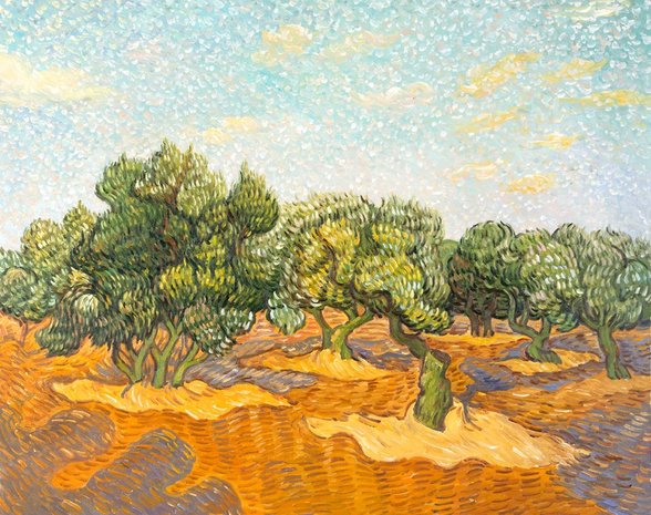 Olive Orchard Van Gogh replica