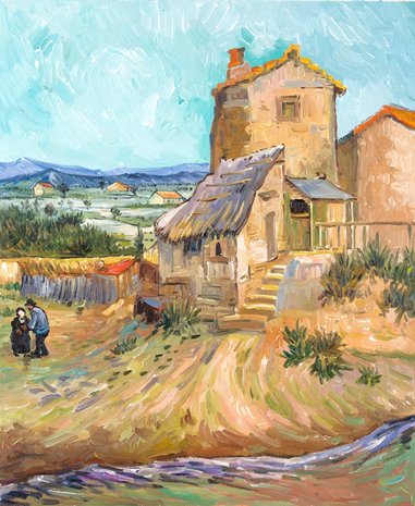 The Old Mill Van Gogh reproduction