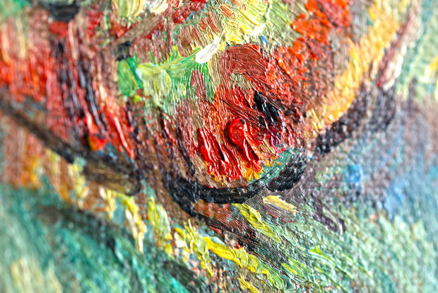 detail Pieta Van Gogh reproduction