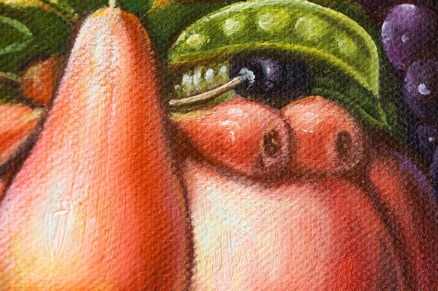 detail Vertumnus Arcimboldo reproduction