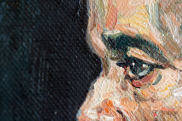 detail Framed Old Man with Beard Van Gogh reproduction