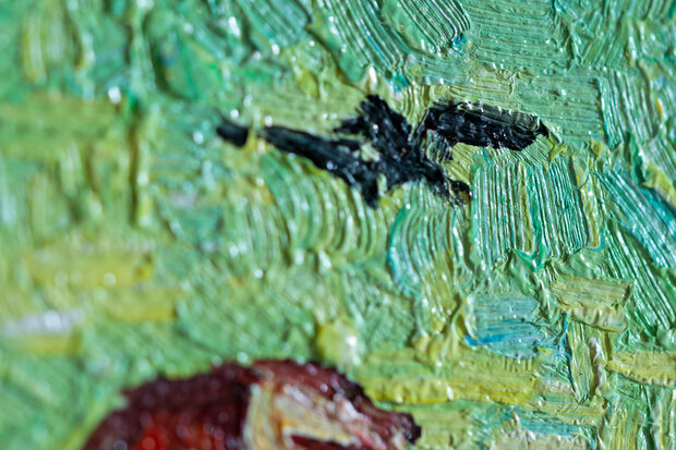 Cows framed Van Gogh reproduction detail