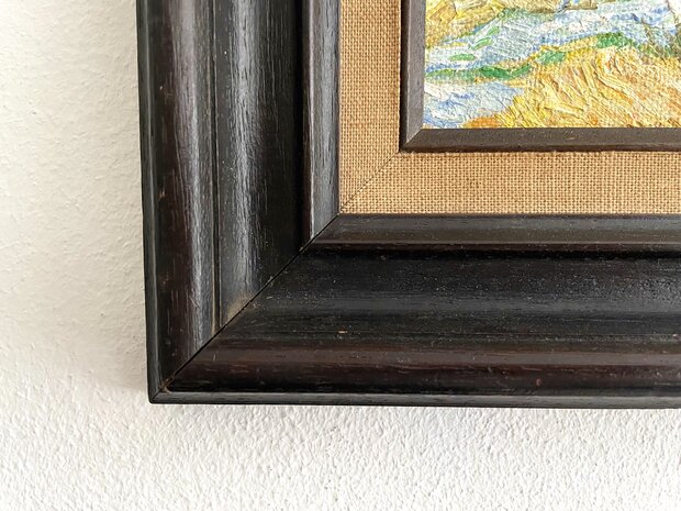 Moerbeiboom ingelijste Van Gogh reproductie, geschilderd in olieverf op doek