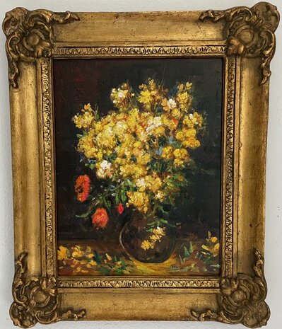 Poppy Flowers framed Van Gogh reproduction