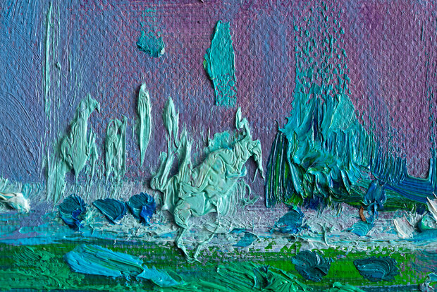 Waterlelies Monet custom order reproductie, geschilderd in olieverf op doek