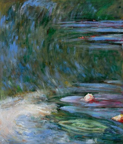 Water Lilies Paris, Monet reproduction middle
