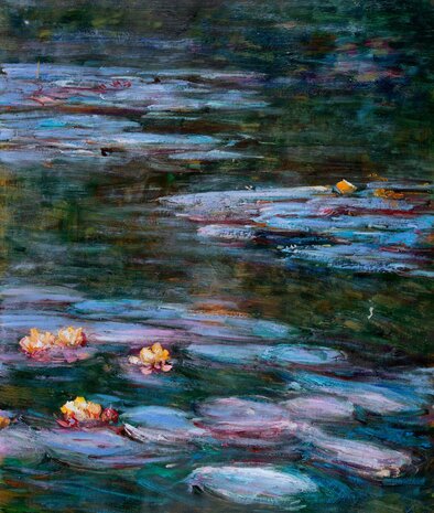 Water Lilies Paris, Monet reproduction reight