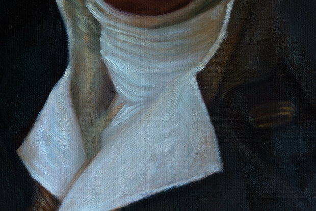 Portrait of Stanisław Mniszek by Fran&ccedil;ois Gerard reproduction detail