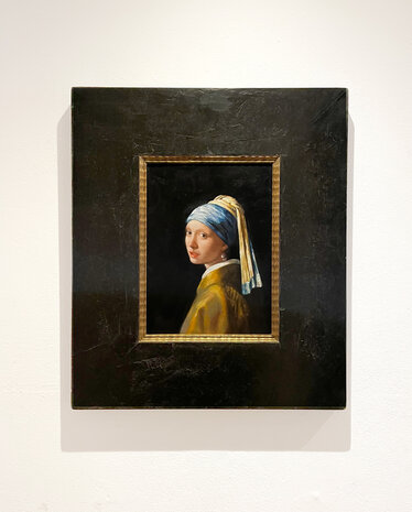 Girl with a Pearl Earring Vermeer framed reproduction