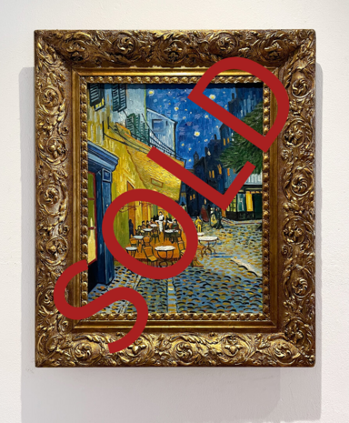 sold Cafe Terrace Vincent van Gogh replica framed