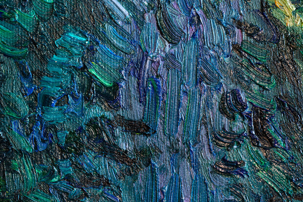 detail Undergrowth Van Gogh reproduction