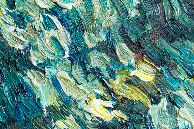 Undergrowth Van Gogh replica detail