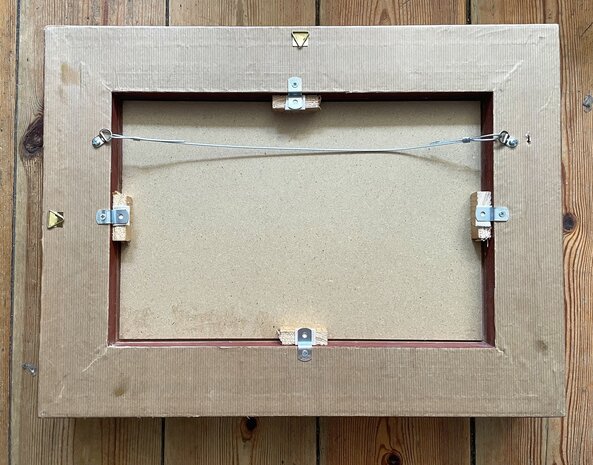 rear Two Cut Sunflowers Van Gogh framed reproduction