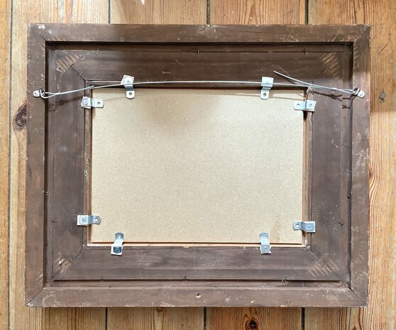 rear Wheat Field with Cypresses framed Vincent van Gogh replica