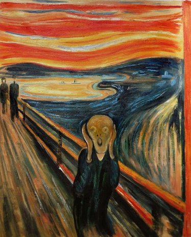 The Scream Munch reproduction