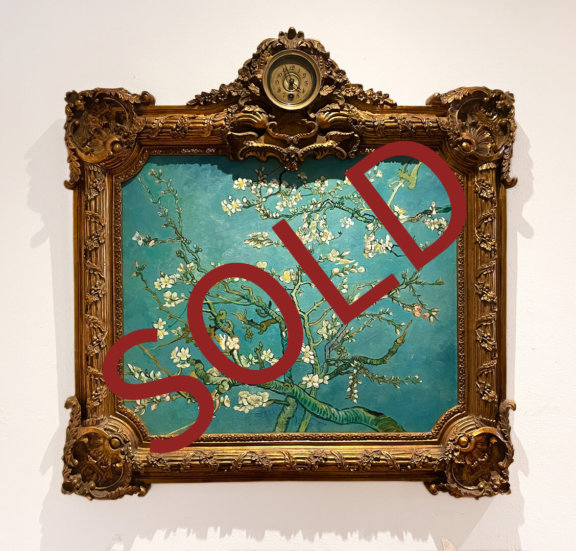 Sold Blossoming Almond Tree Van Gogh framed reproduction