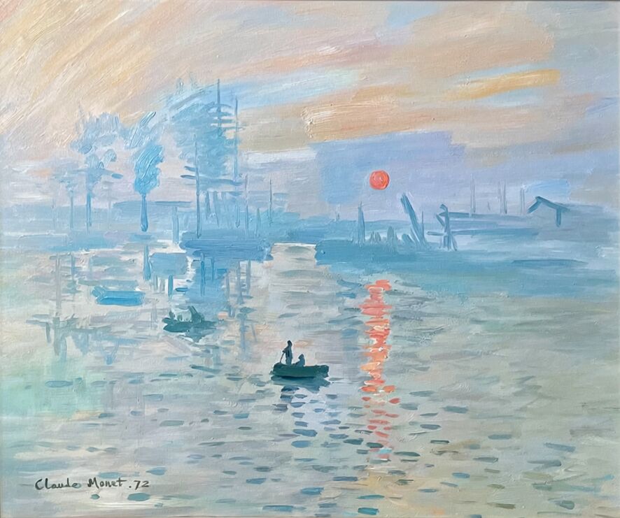 Impression, Sunrise Monet reproduction