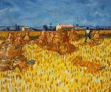 Harvest in Provence Van Gogh reproduction