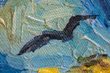 detail Wheat Field with Crows