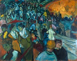 Arena in Arles Van Gogh reproductie, geschilderd in olieverf op doek