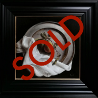 Stilleven met Peer door Nard Kwast, geschilderd in olie op doek