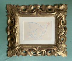 In de stijl van Pablo Picasso door Geert Jan Jansen, getekend op papier