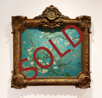 Amandelbloesem Van Gogh ingelijste reproductie, geschilderd in olieverf op doek